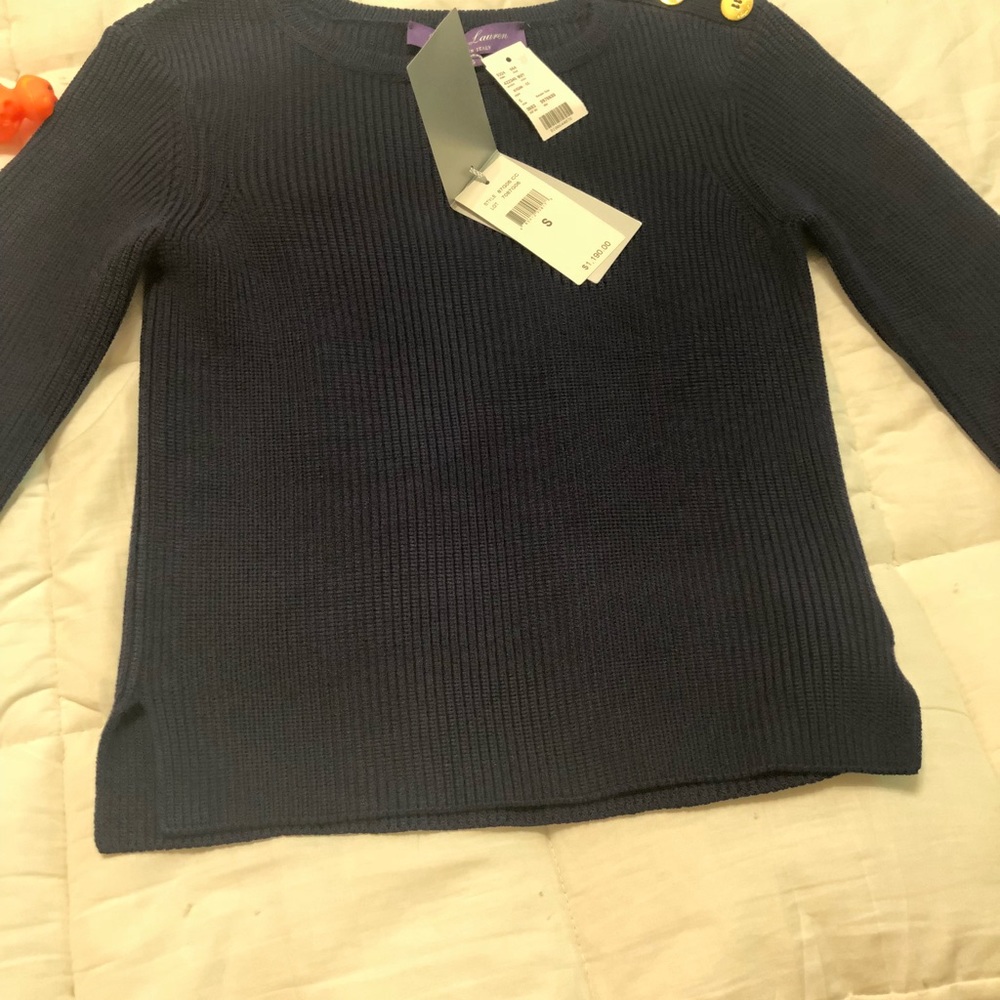 ralph lauren purple label sweater sz Small Nwt